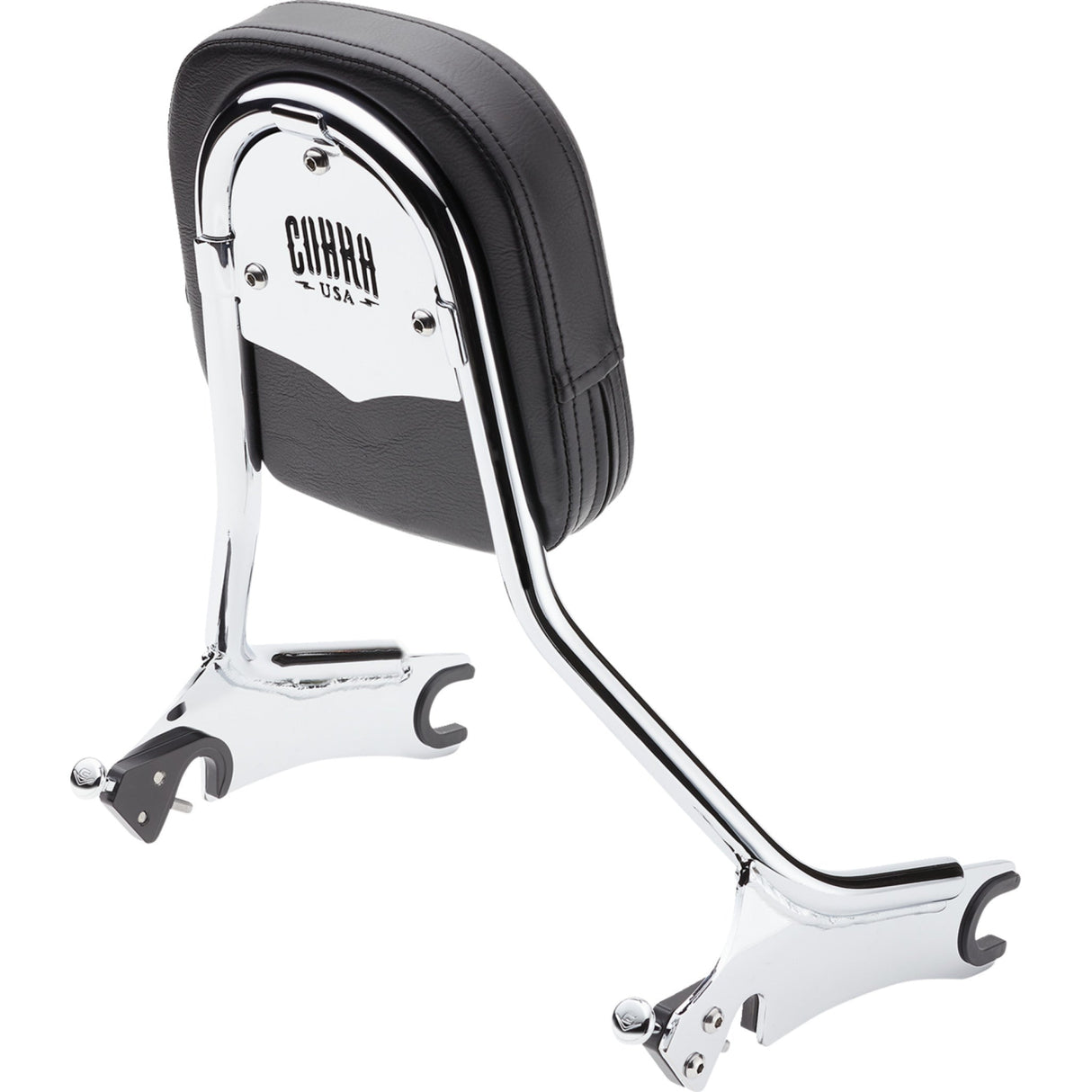 COBRA 1501-0747 502-2005 Tall Detachable Backrest Backrest - Tall - Chrome - Chieftain