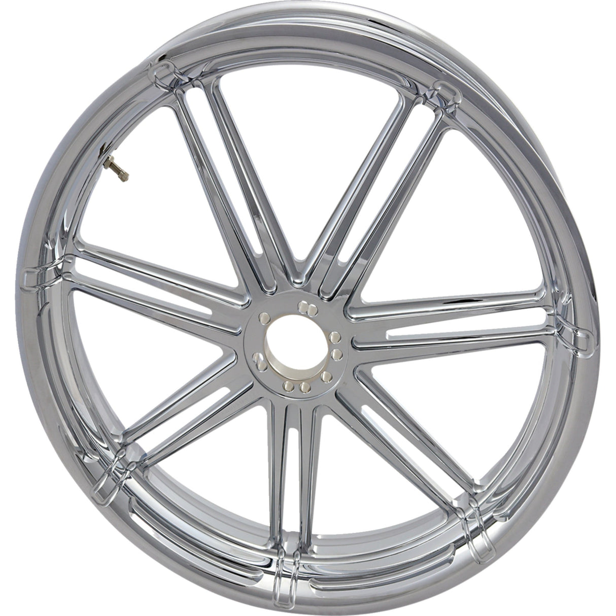 ARLEN NESS 0210-0351 71-533 7-Valve Forged Billet Rim - Front - Chrome - 21x3.5