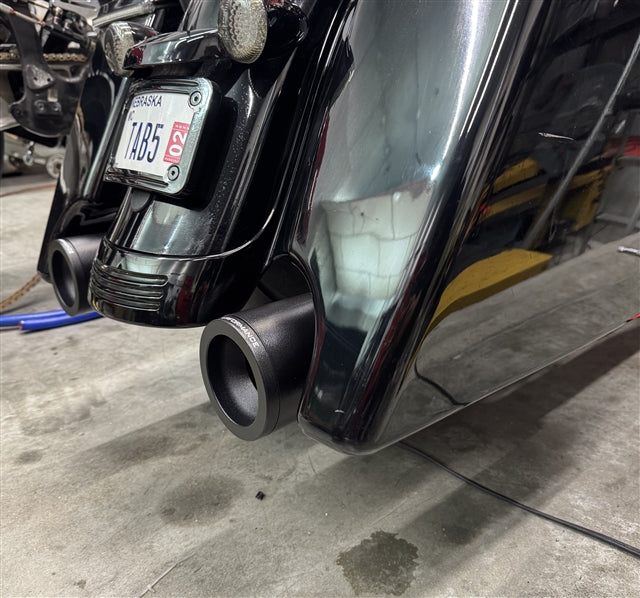 Tab Performance 4" Blunt Force Slip-Ons - 1995 - 2016 2017-Up Trikes, Chrome BLUNT-FORCE-SERIES-95-16-INCLUDING-17-UP-TRIKES-CHROME