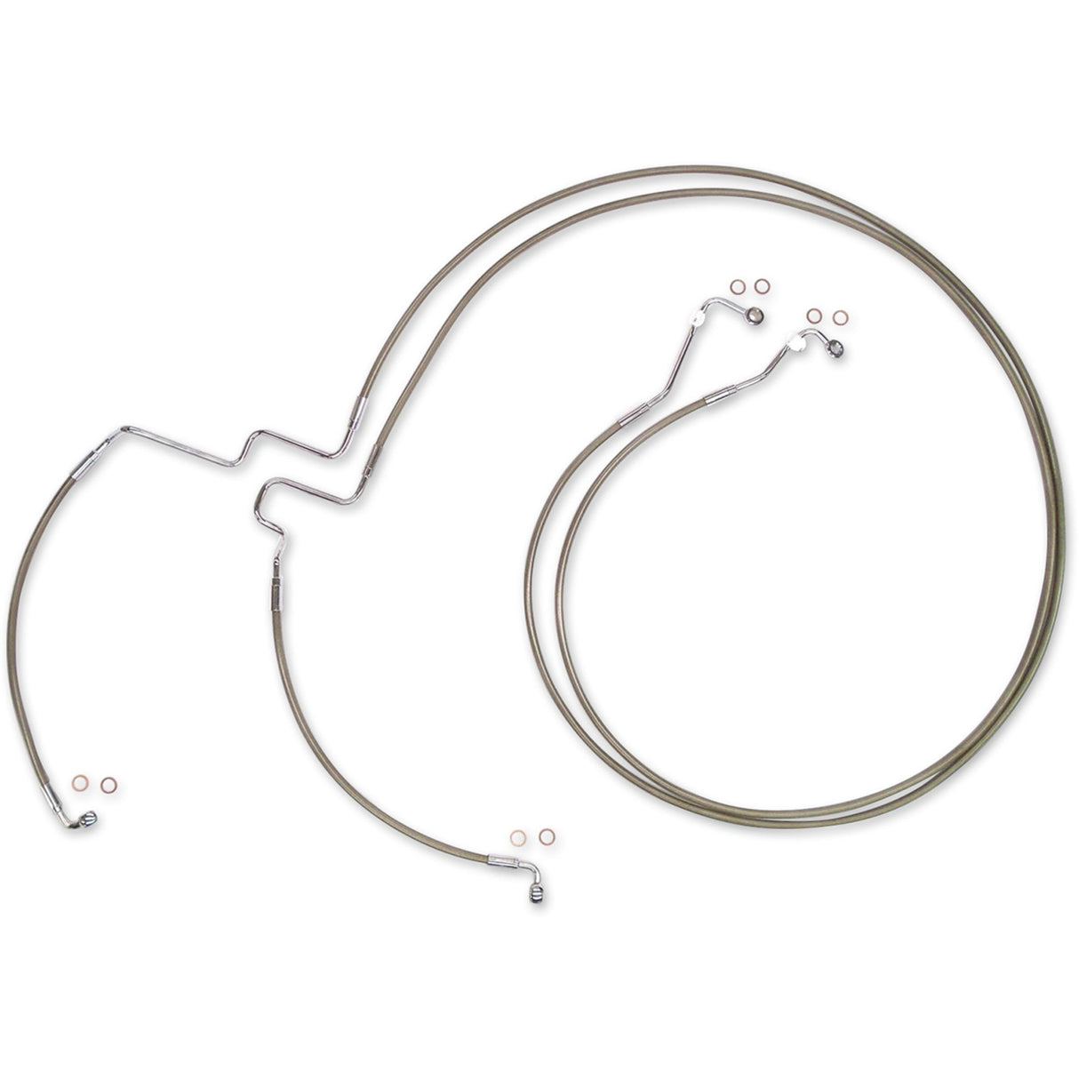 Magnum Shielding XR Lower Brake Line Stainless Steel - SSC1116-00 For Harley Touring 2014-2023