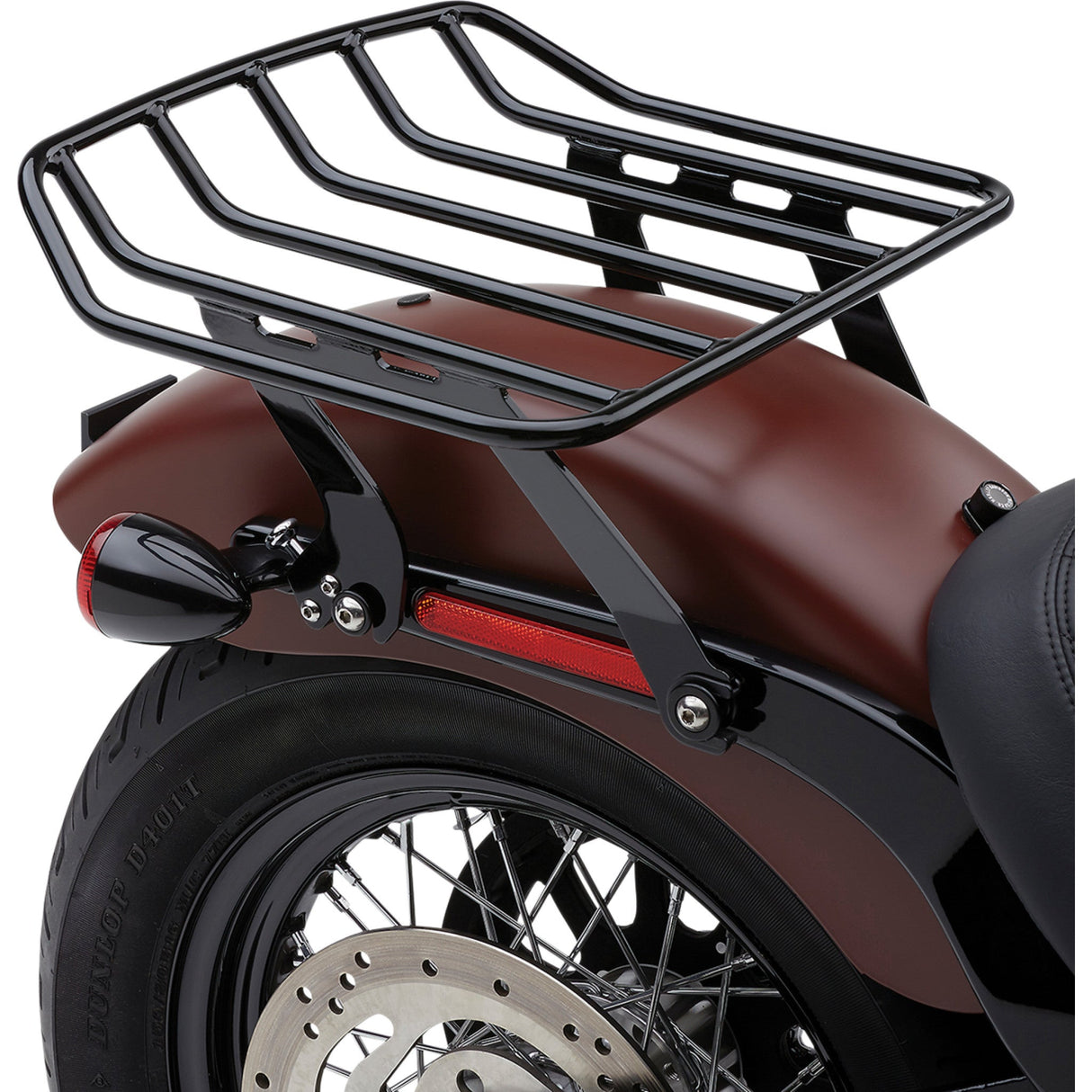 COBRA 1510-0482 602-2610B Big Ass® Detachable Solo Luggage Rack - FLSL - Black