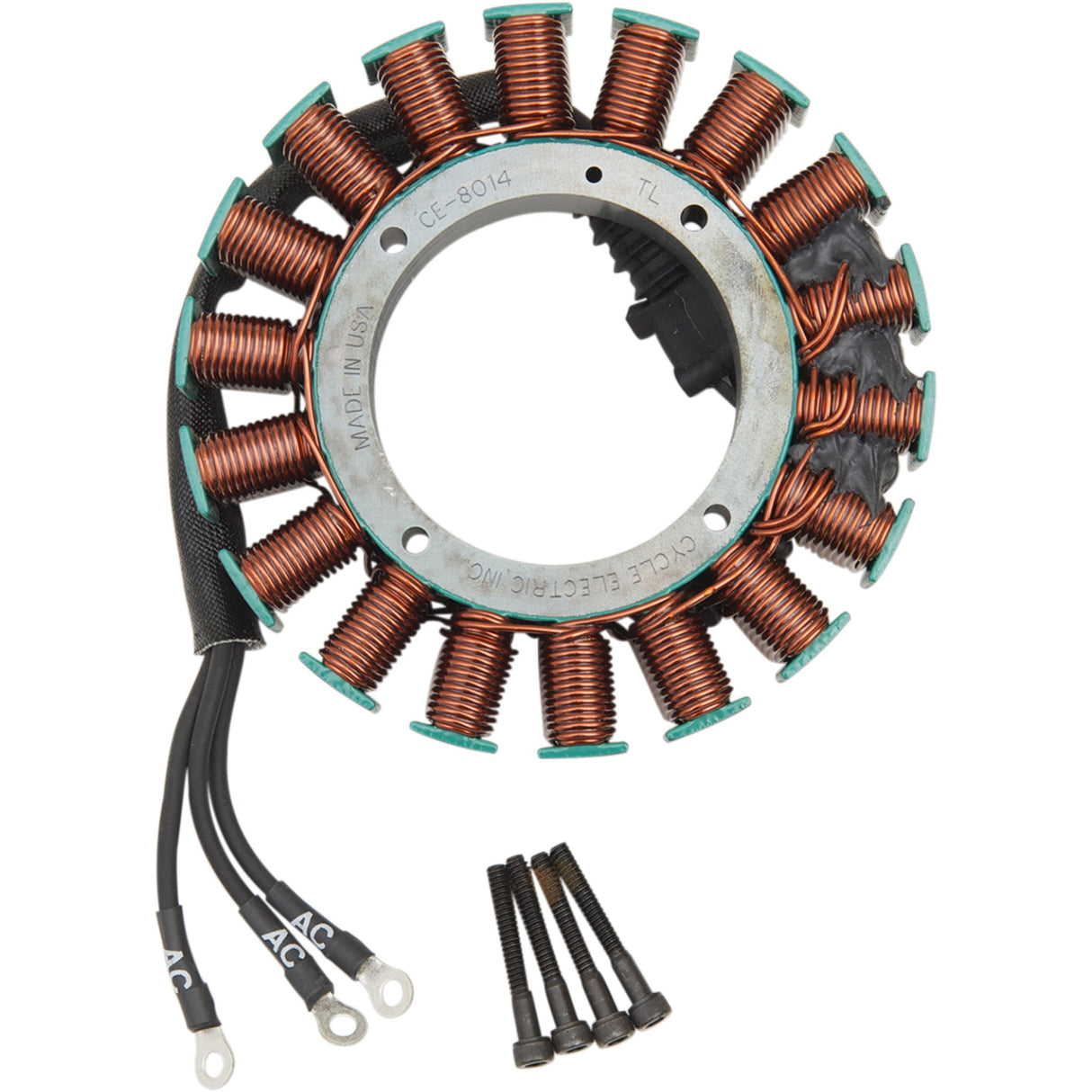 CYCLE ELECTRIC INC 2112-1132 CE-8014 Replacement Stator for 3-Phase 50A Charging Kit 3-Phase - Replacement Stator