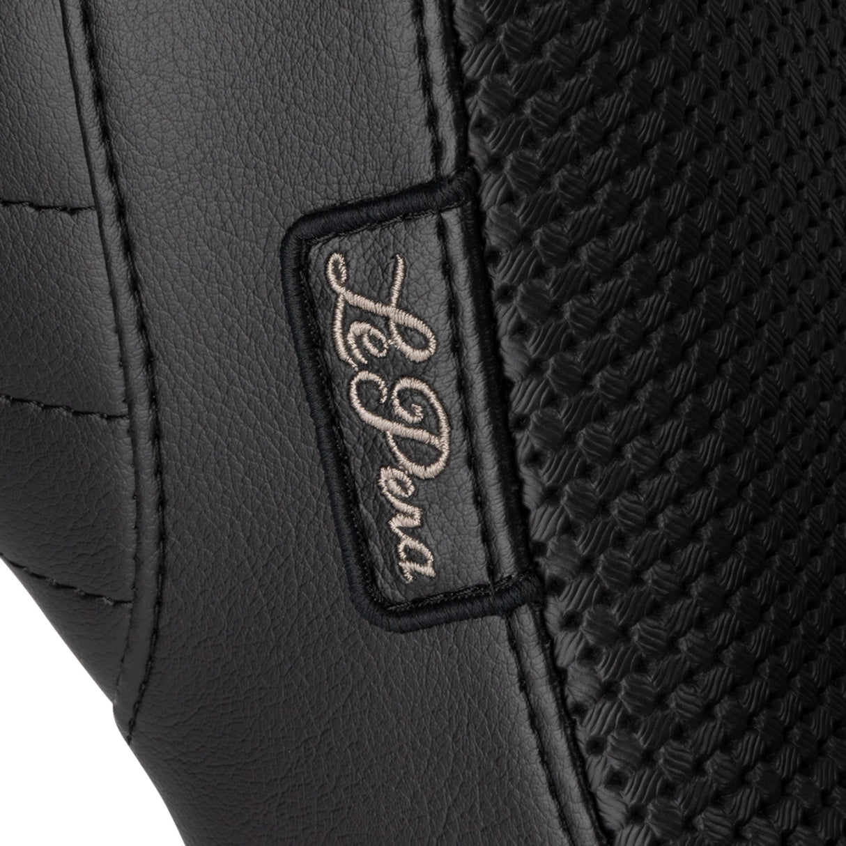 LePera Kickflip Daddy Long Legs Low Rider Seat Basket Weave Black FL FX - LYR-590DLBW For Harley Softail 2018-2024