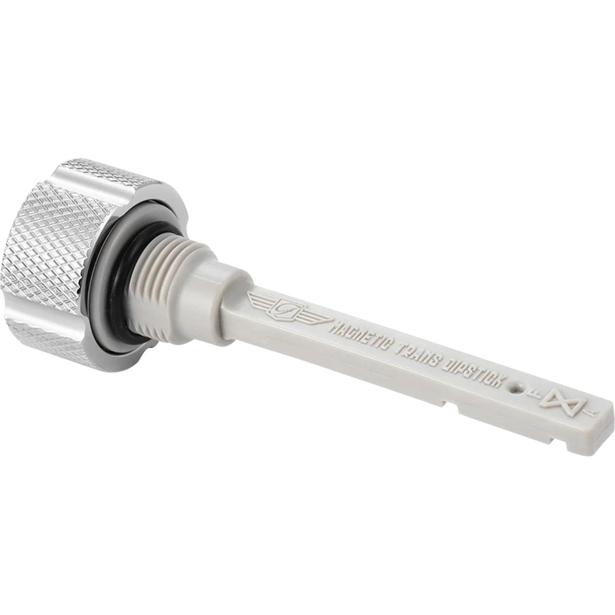 Figurati Designs Magnetic Dipstick Magnetic Knurled Silver M8 - FD01-MAGTD-KN-SS For Harley Motorcycles 2017-2026
