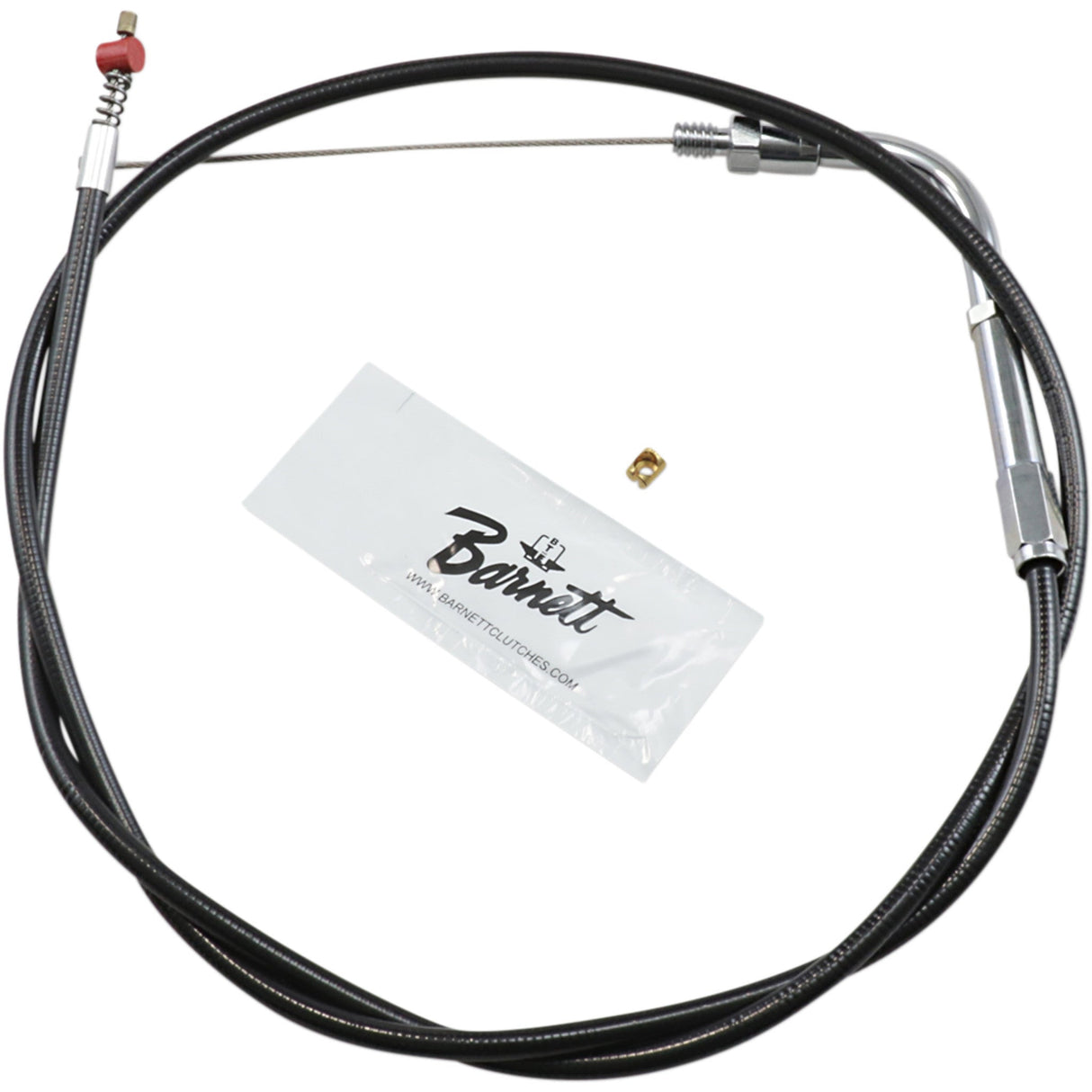 Barnett Black Vinyl Throttle Idle Cable 32" Length - 101-30-40014 For Harley 1990-1995