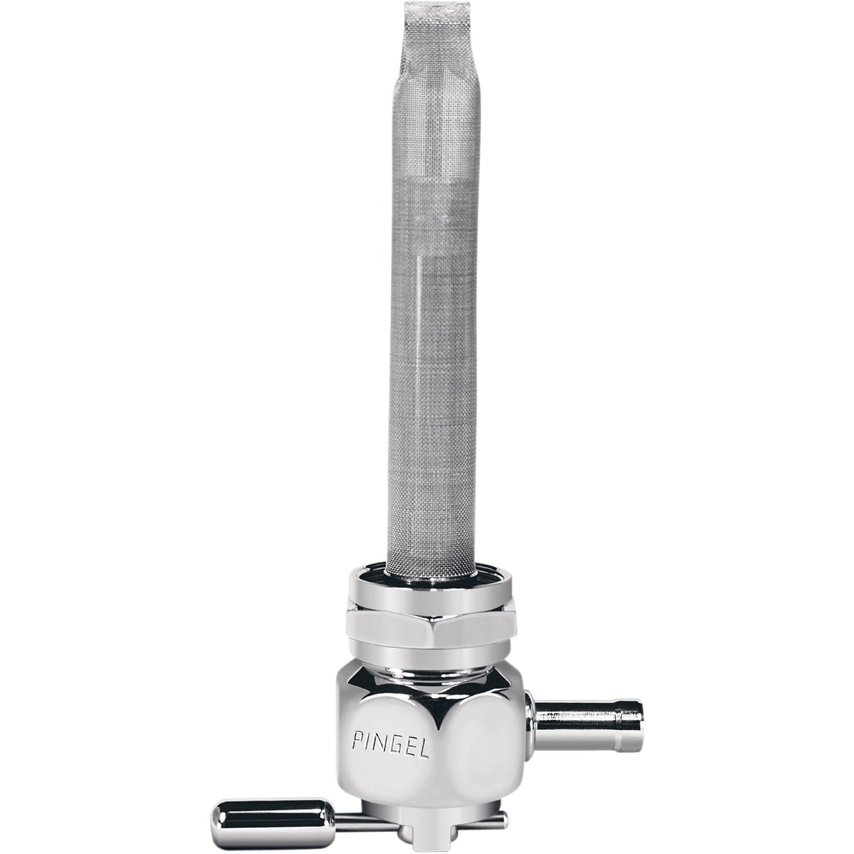 PINGEL DS-390510 6311-CHO Power-Flo Fuel Valve - Hex Fuel Valve - Oval Chrome - 22 mm