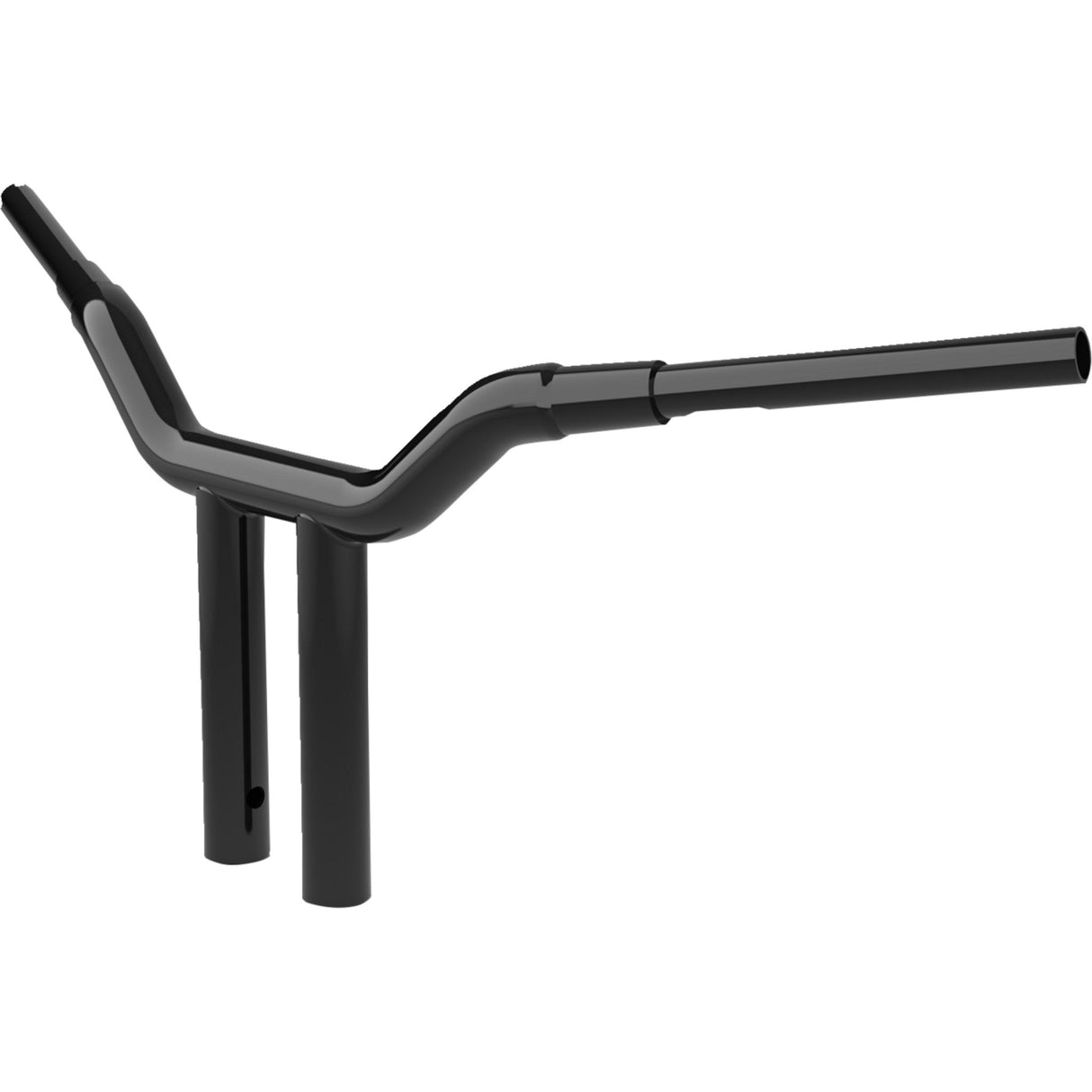 LA CHOPPERS 0601-6268 LA-7343-12B One-Piece Kagefighter Handlebar - 12" x 1-1/2" - Black