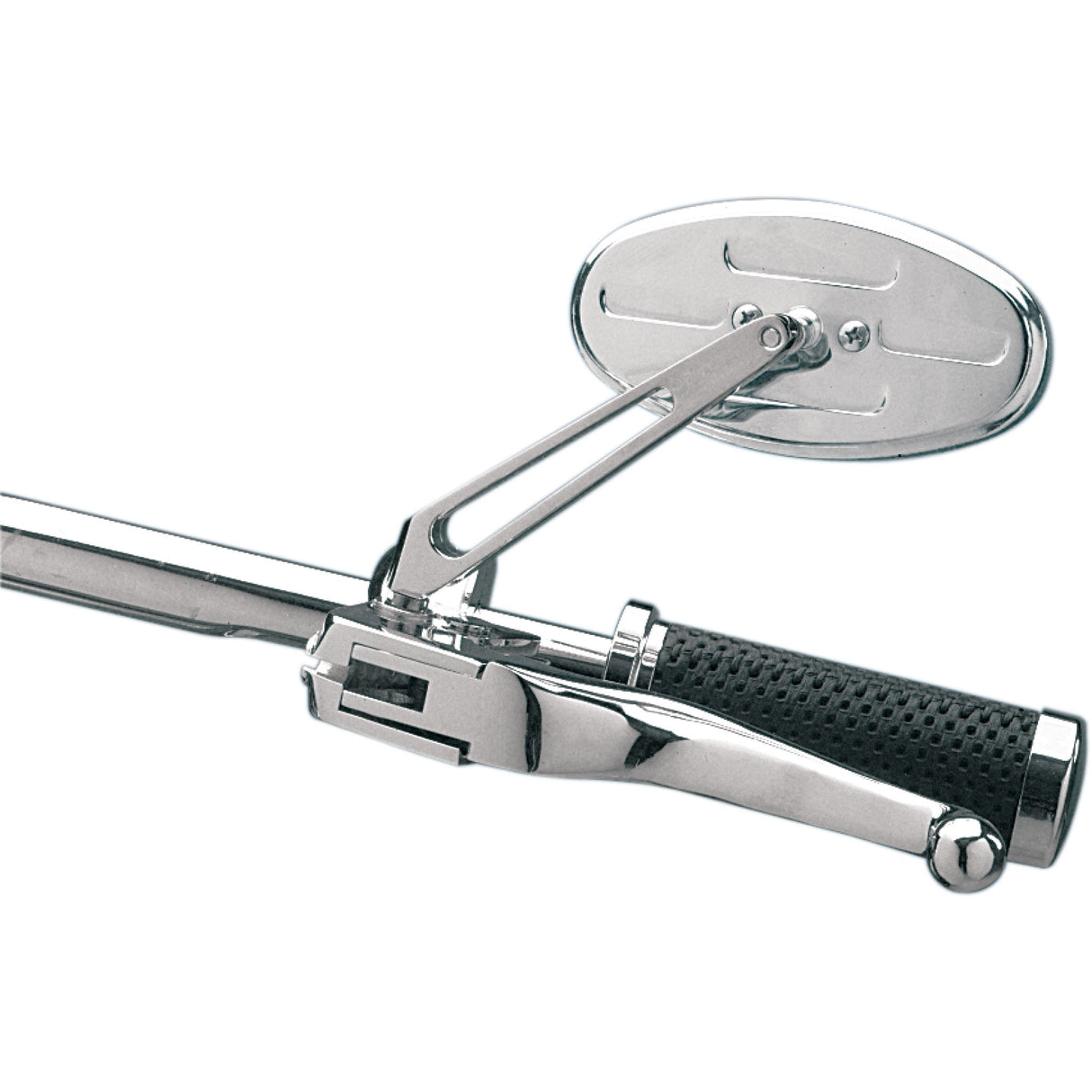 DRAG SPECIALTIES Stealth Mirror - Side View Oval Chrome