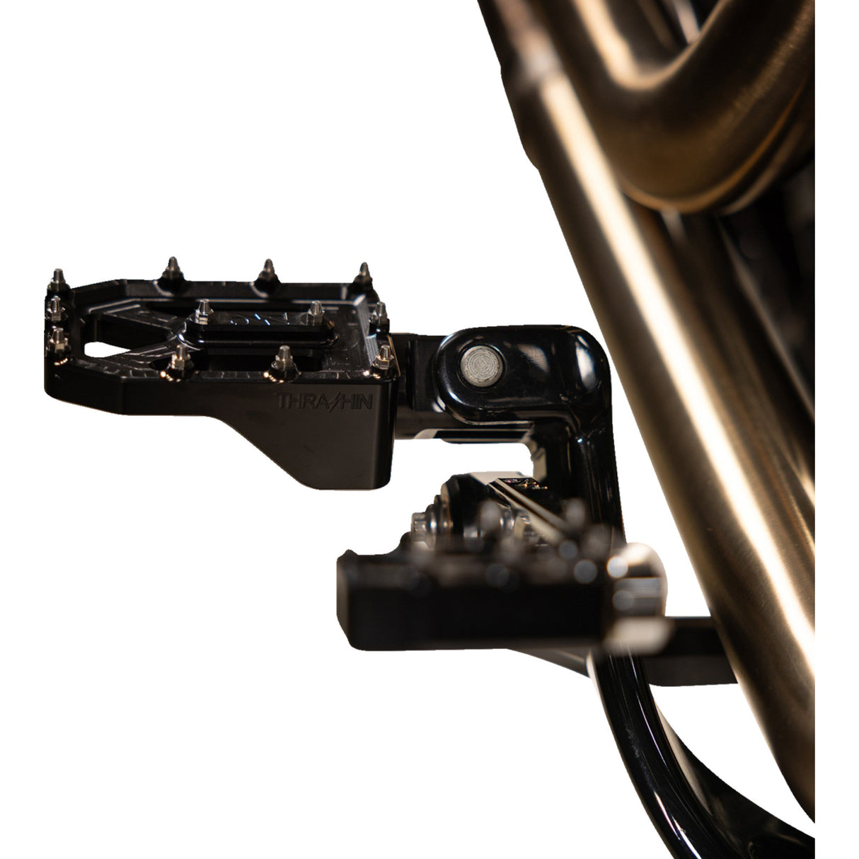 Thrashin Supply Co. Aggressor Footpegs - TSC-2022-1-D For Harley Motorcycles 1972-2025