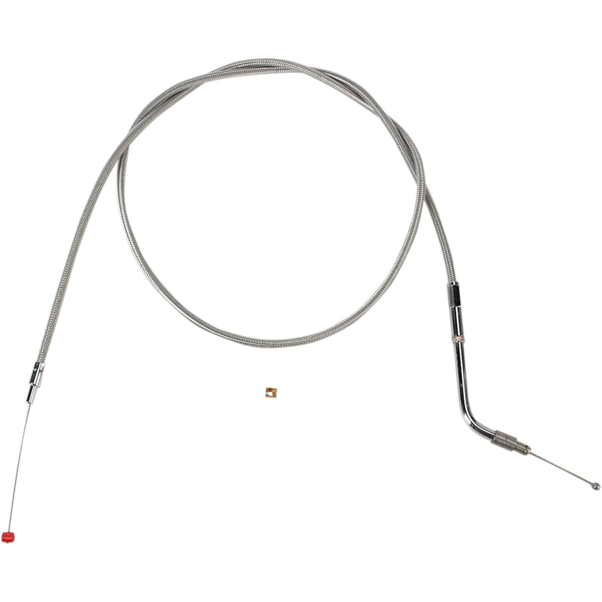 Barnett Stainless Steel Throttle Idle Cable +6" - 102-30-30035-06 For Harley Touring 2002-2007