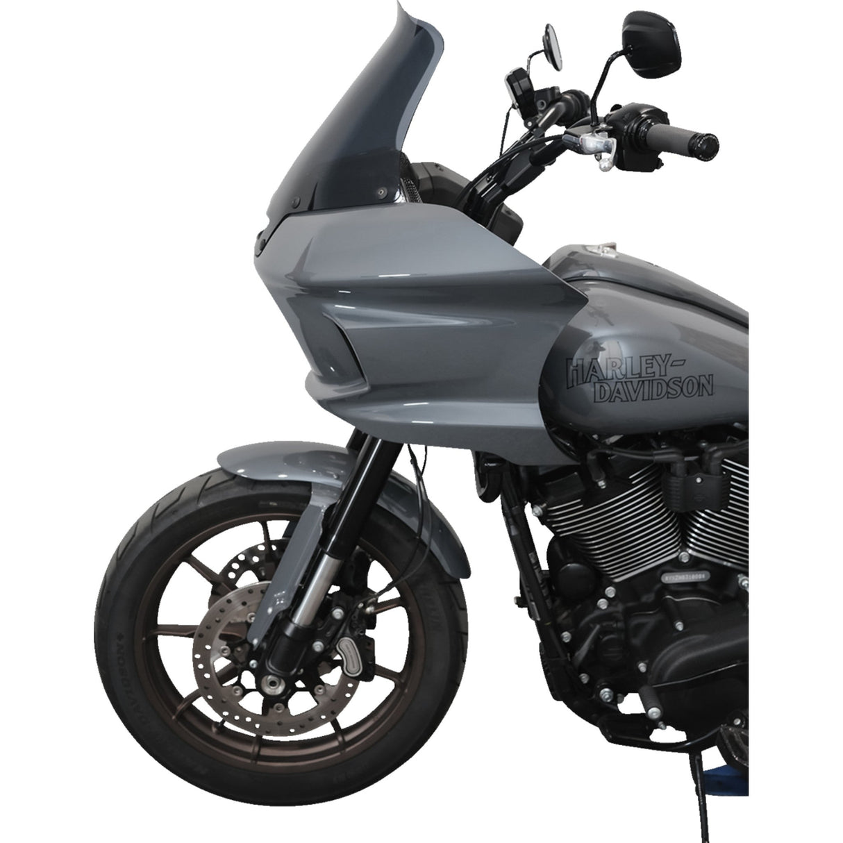 Klock Werks Flare® Windshield 10" Dark Smoke - KWW-02-0611 For Harley Softail Low Rider 2022-2026