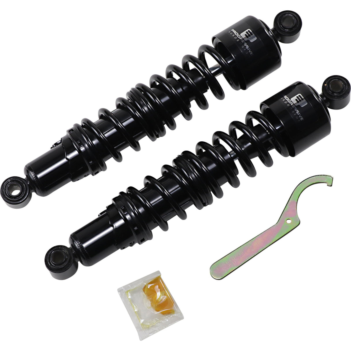 Progressive Suspension 412 Series Shock Absorber - 412-4085B For Harley Dyna / Super 1999-2017