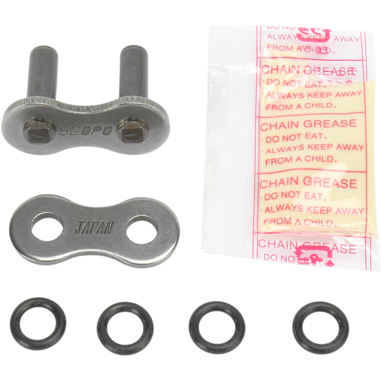 PARTS UNLIMITED 1225-0180 PO Series Rivet Connecting Link 520 O-Ring Series - Rivet Connecting Link