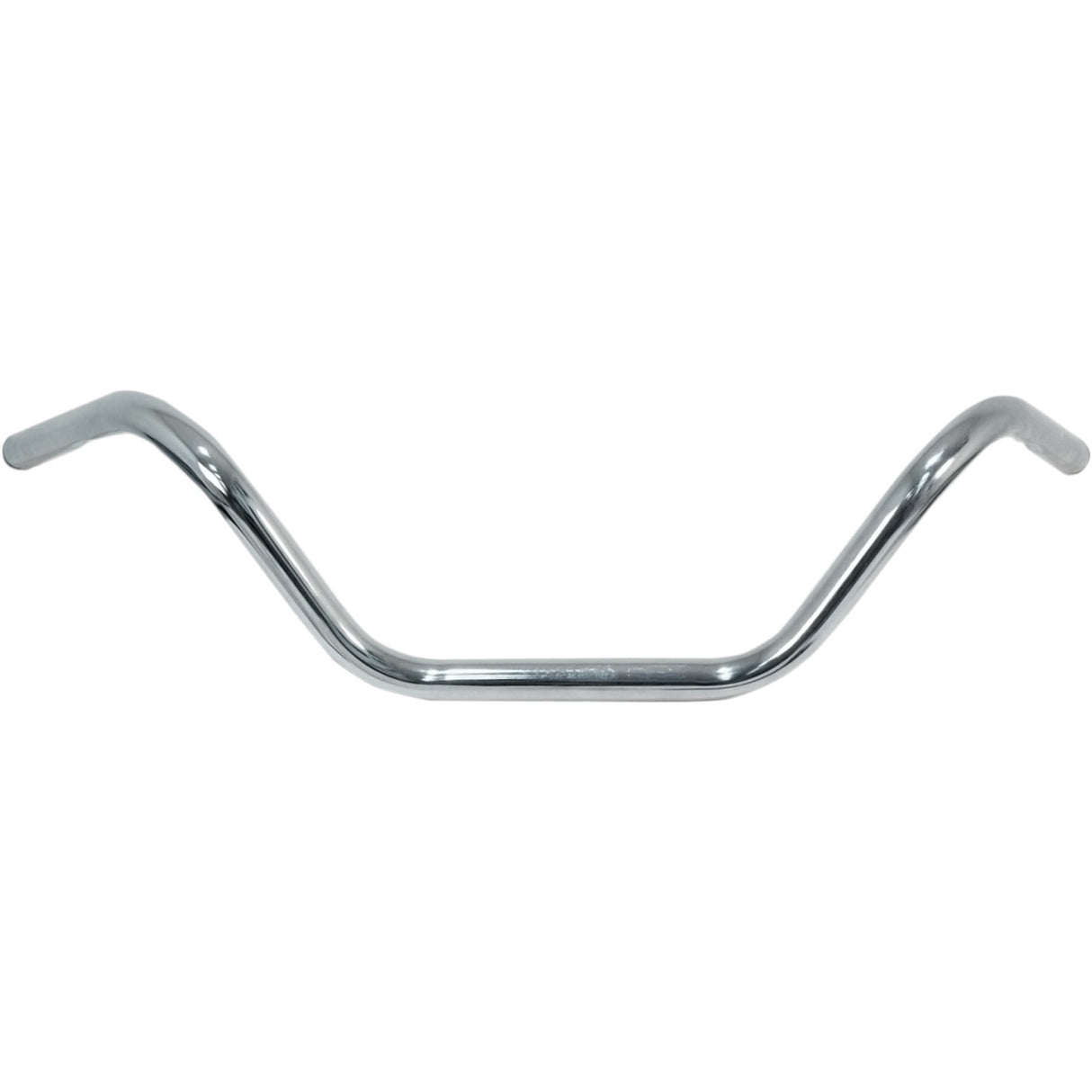 EMGO 0601-3297 07-92427 1" Handlebar — Sports Rise Handlebar - Sport - Dimpled - Chrome