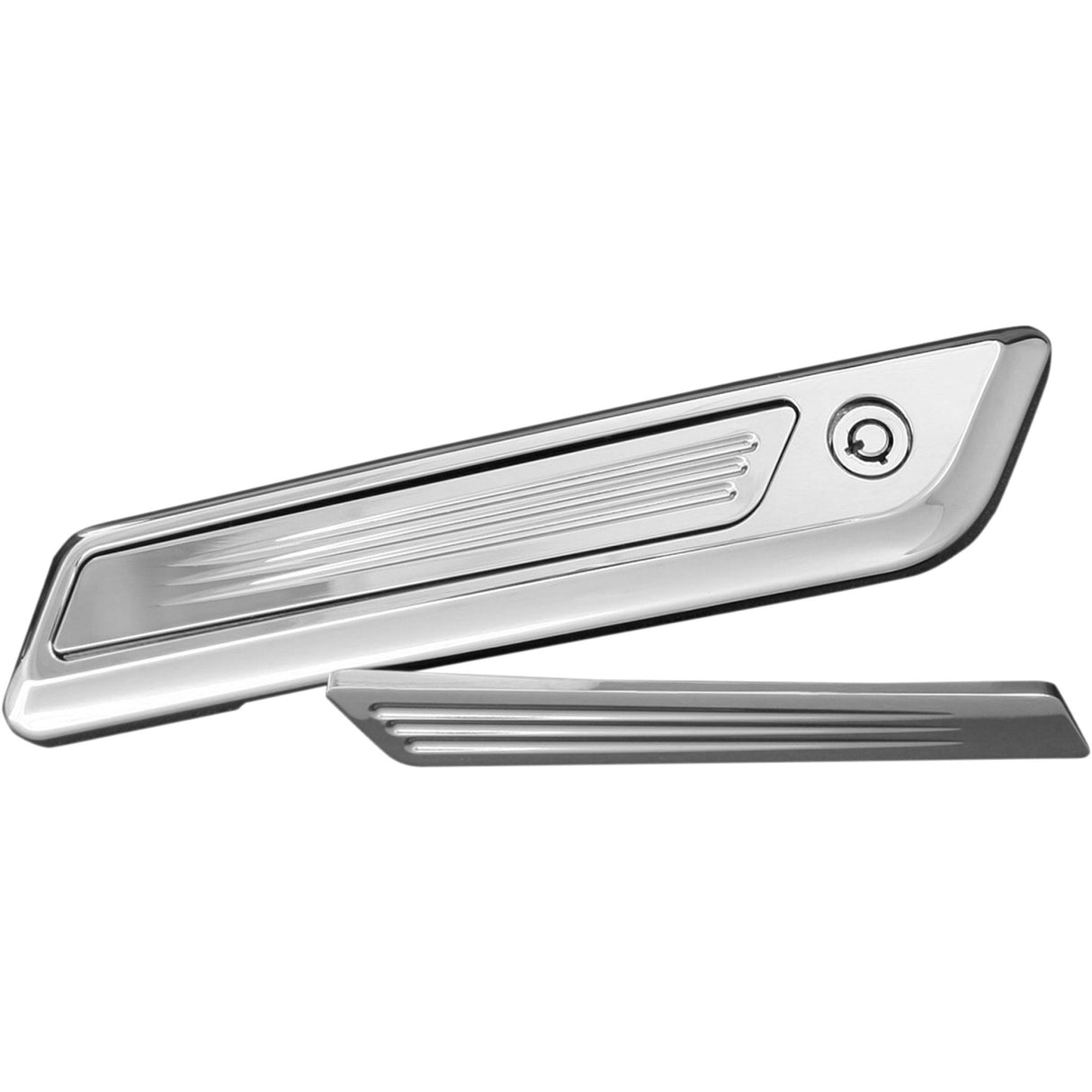 ACCUTRONIX 3501-0970 BLI14-SBC Saddlebag Hinge Inserts Saddlebag Latch Insert - Chrome