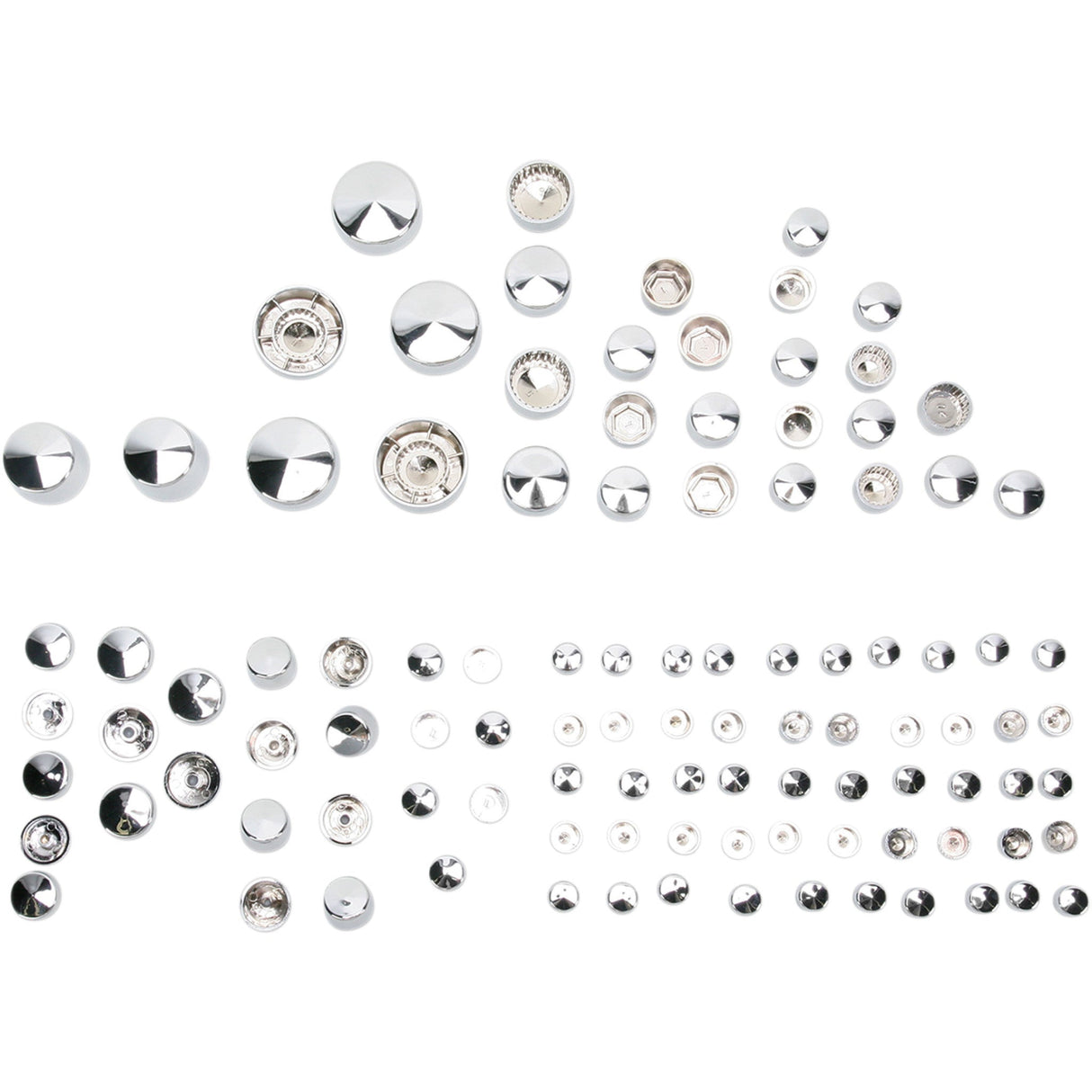 Drag Specialties Deluxe Engine Bolt Cover Kit Chrome Fxcw Fxcwc Rocker For Harley Softail Rocker 2009-2011