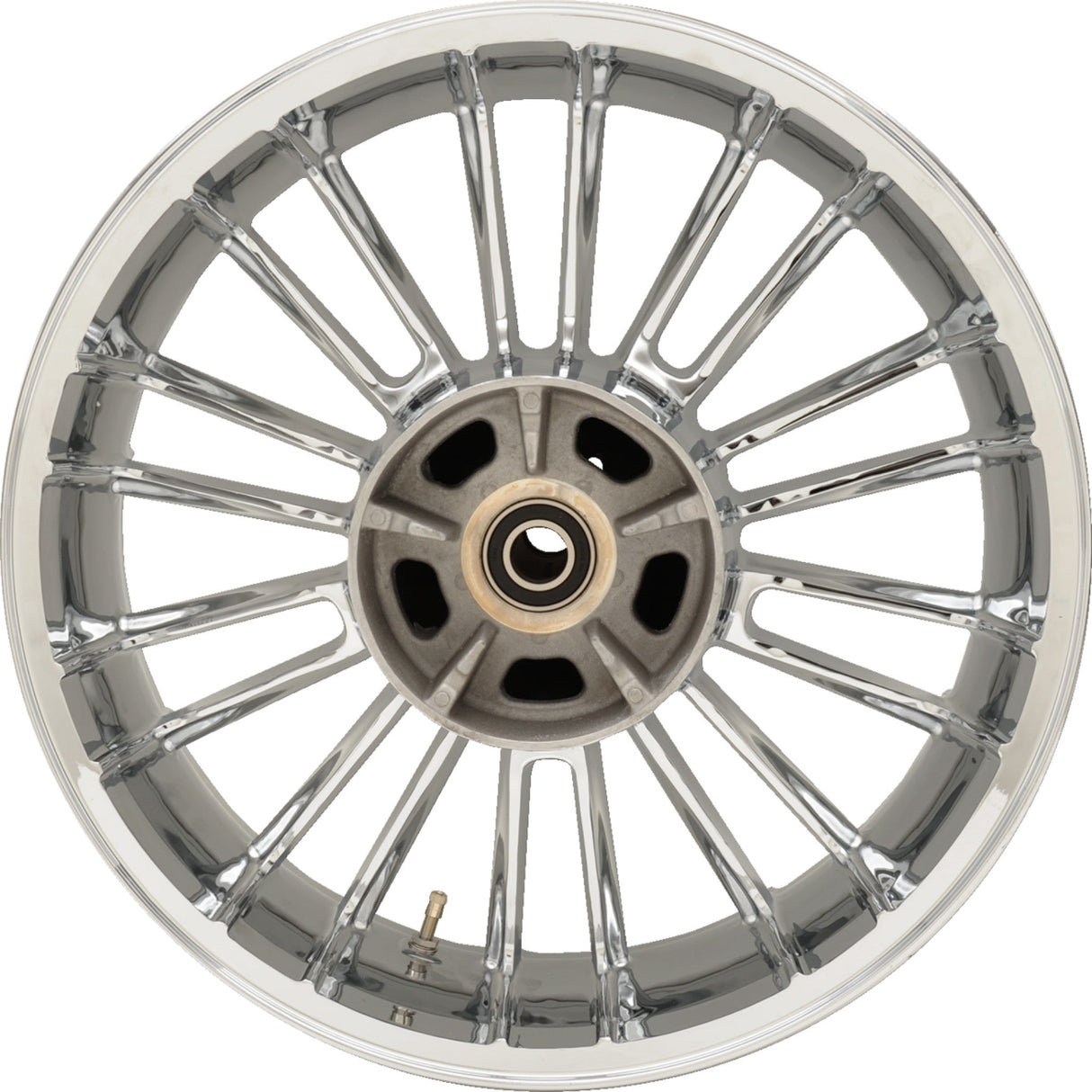 Coastal Moto Atlantic Precision Cast 3D Wheel Atlantic 3D Rear Single Disc Without ABS Chrome 18x5.5 - 3D-ATL185CH For Harley Touring 2009-2026