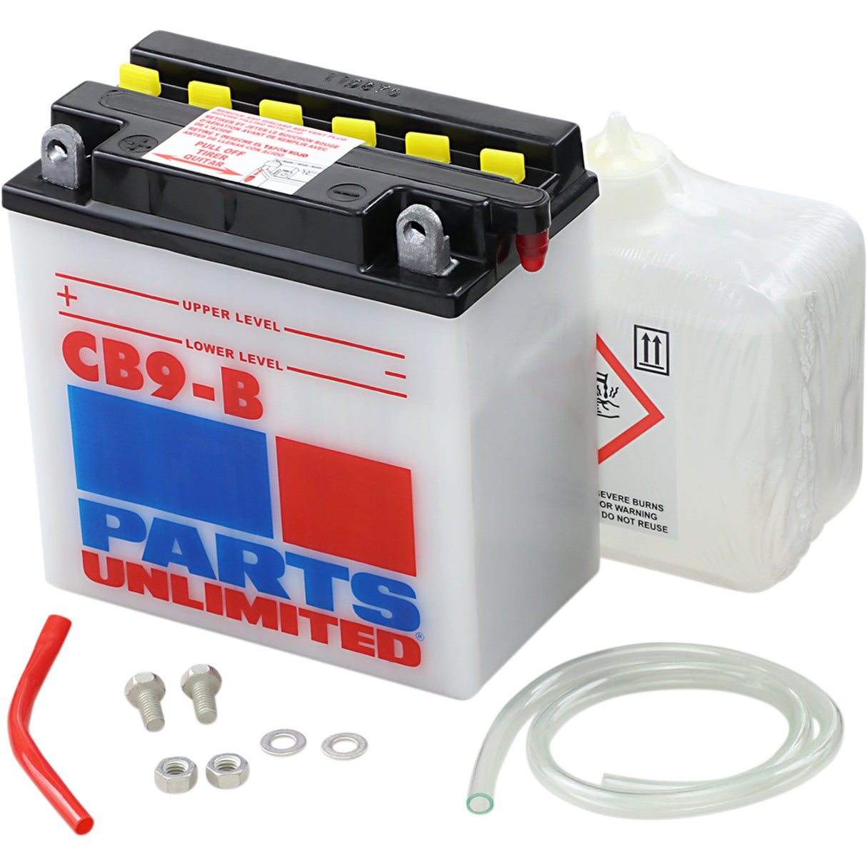 Parts Unlimited Battery - 2113-0165 For Honda Motorcycles 1965-1979 | Piaggio Typhoon 50 / Fly 150 / Fly 50 2009-2013 | Aprilia 125 2009-2011