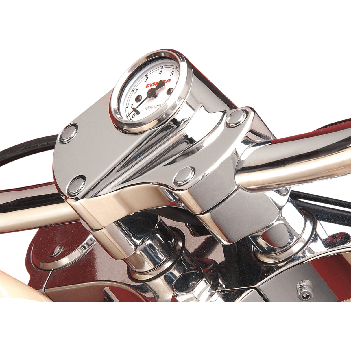 DRAG SPECIALTIES Buffalo Billet Aluminum Handlebar Riser Risers - Chrome