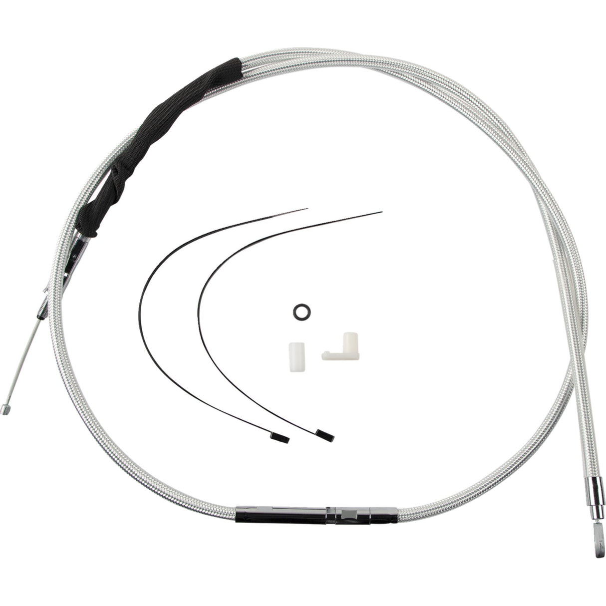 Magnum Shielding High-Efficiency Braided Sterling Chromite II® Clutch Cable /16" - 322814 For Harley Motorcycles 2006-2024