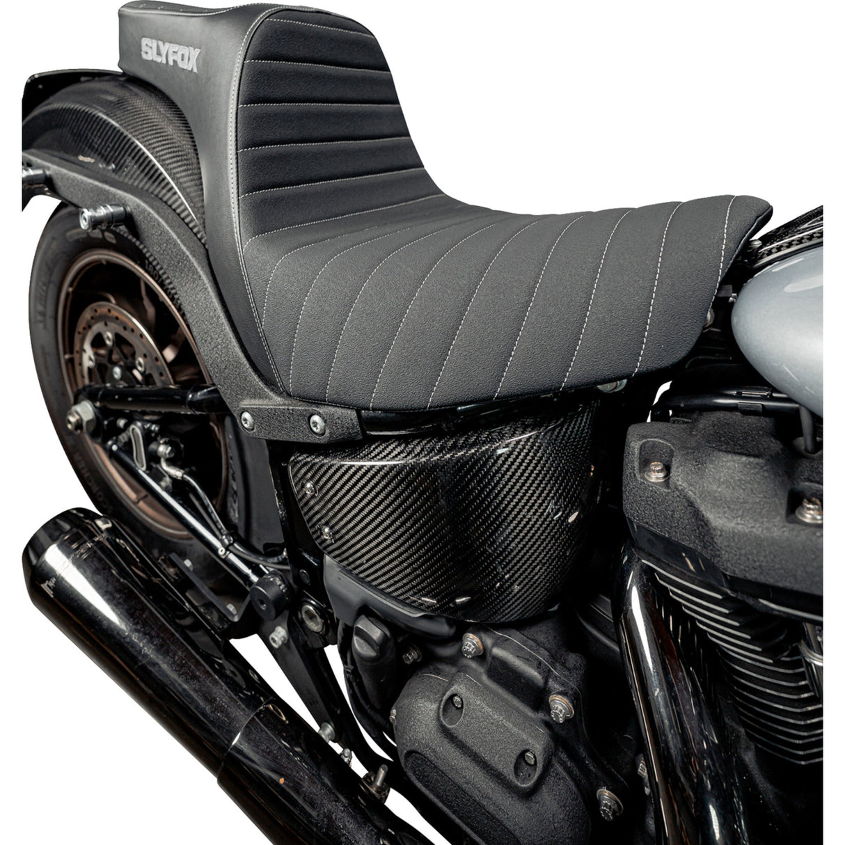 Slyfox Highnoon Seat - 4701B-slyfox For Harley Softail 2018-2024