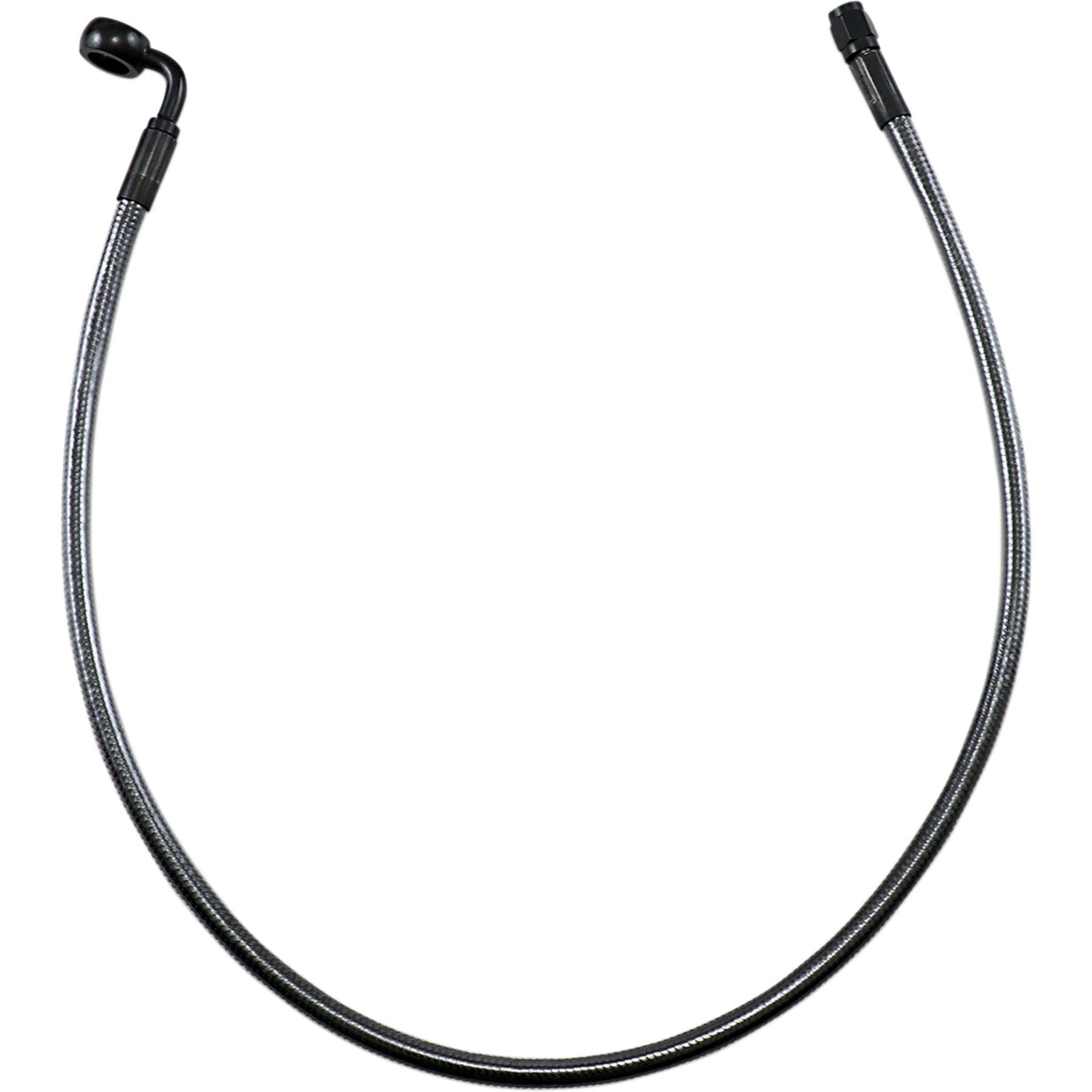 MAGNUM SHIELDING 1741-5512 AS478028 Alternative Length Designer Series ABS-Specific Upper Brake Line Kit - 12mm-90° - 28" - Black Pearl