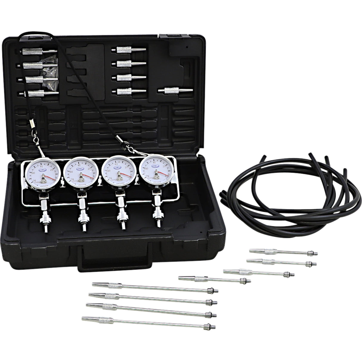 K&L SUPPLY 3804-0026 35-3019 Deluxe Vacuum Gauge Set Vacuum Gauge Set - Fuel Pressure - Deluxe