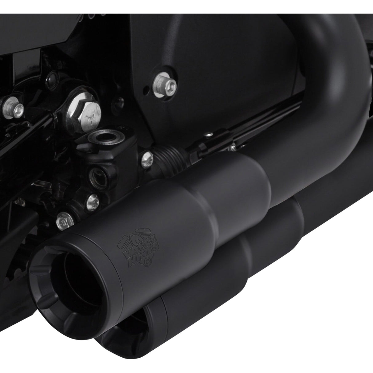 Vance & Hines 2-Into-2 Mini Grenades Exhaust System Black - 46374 For Harley Sportster 2014-2022