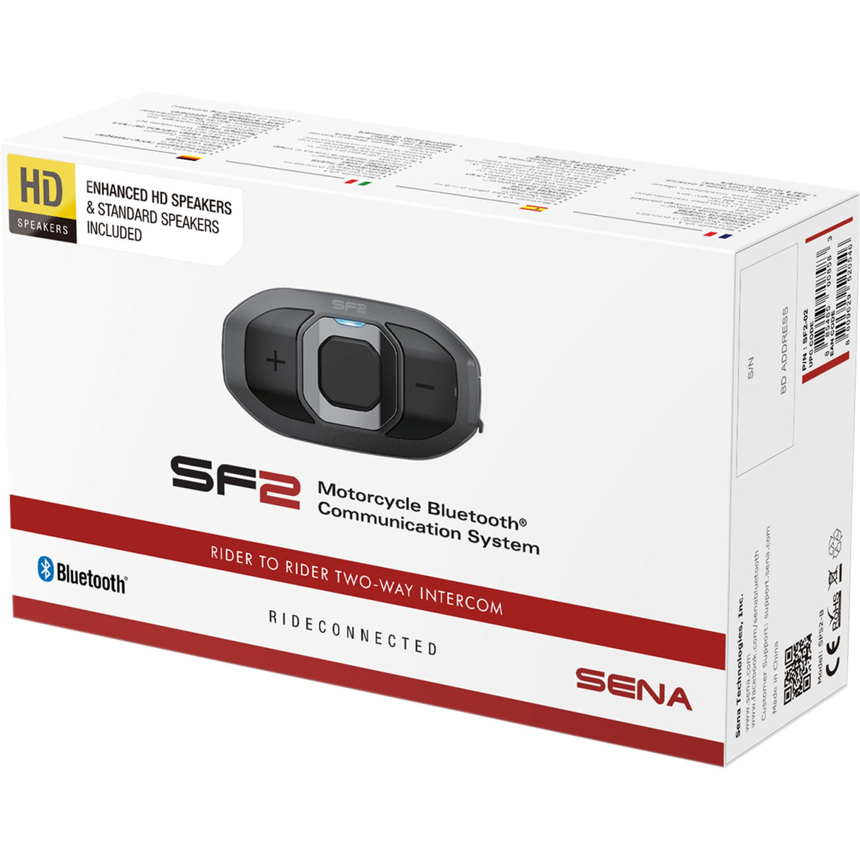 SENA 4402-0790 SF2-03- SF2 Bluetooth® Communication System SF2 Bluetooth Headset - 2-Way - Dual Speakers