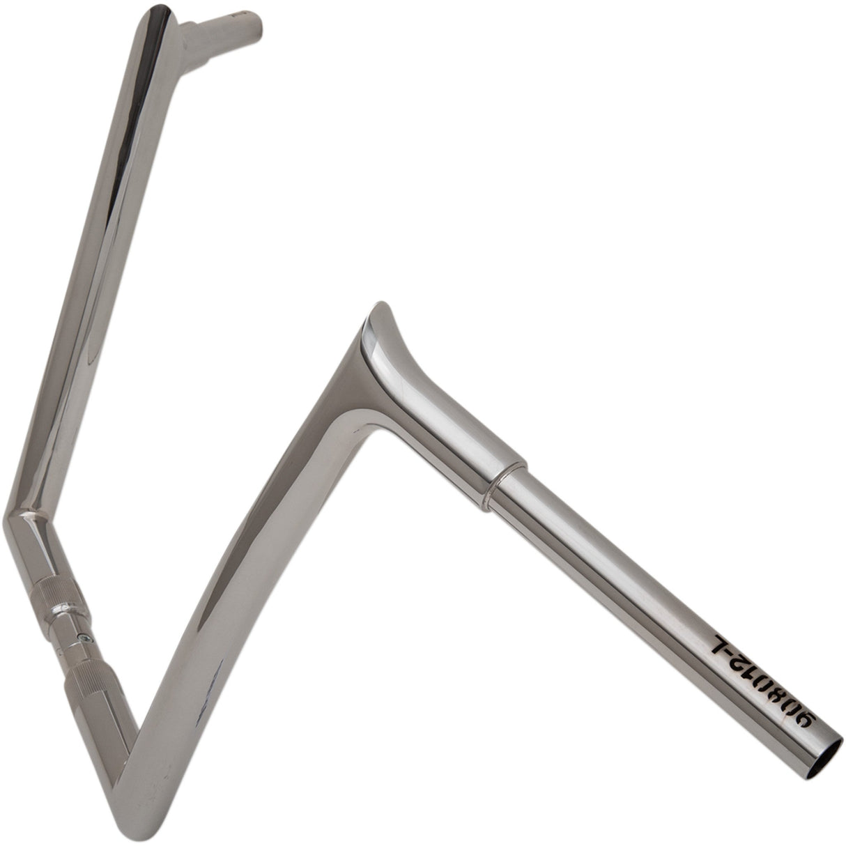 FAT Baggers INC. 1-1/4" EZ Install Pointed Top Handlebar 12" Chrome - 908012 For Harley Motorcycles 2007-2025