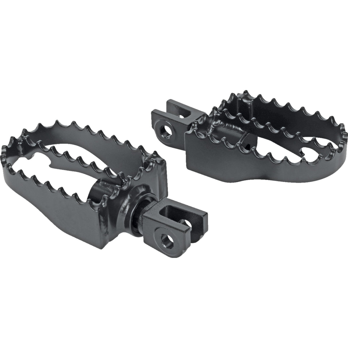 BURLY BRAND 1620-2387 B13-1200B MX-Style Footpegs MX Footpegs - Driver - Black