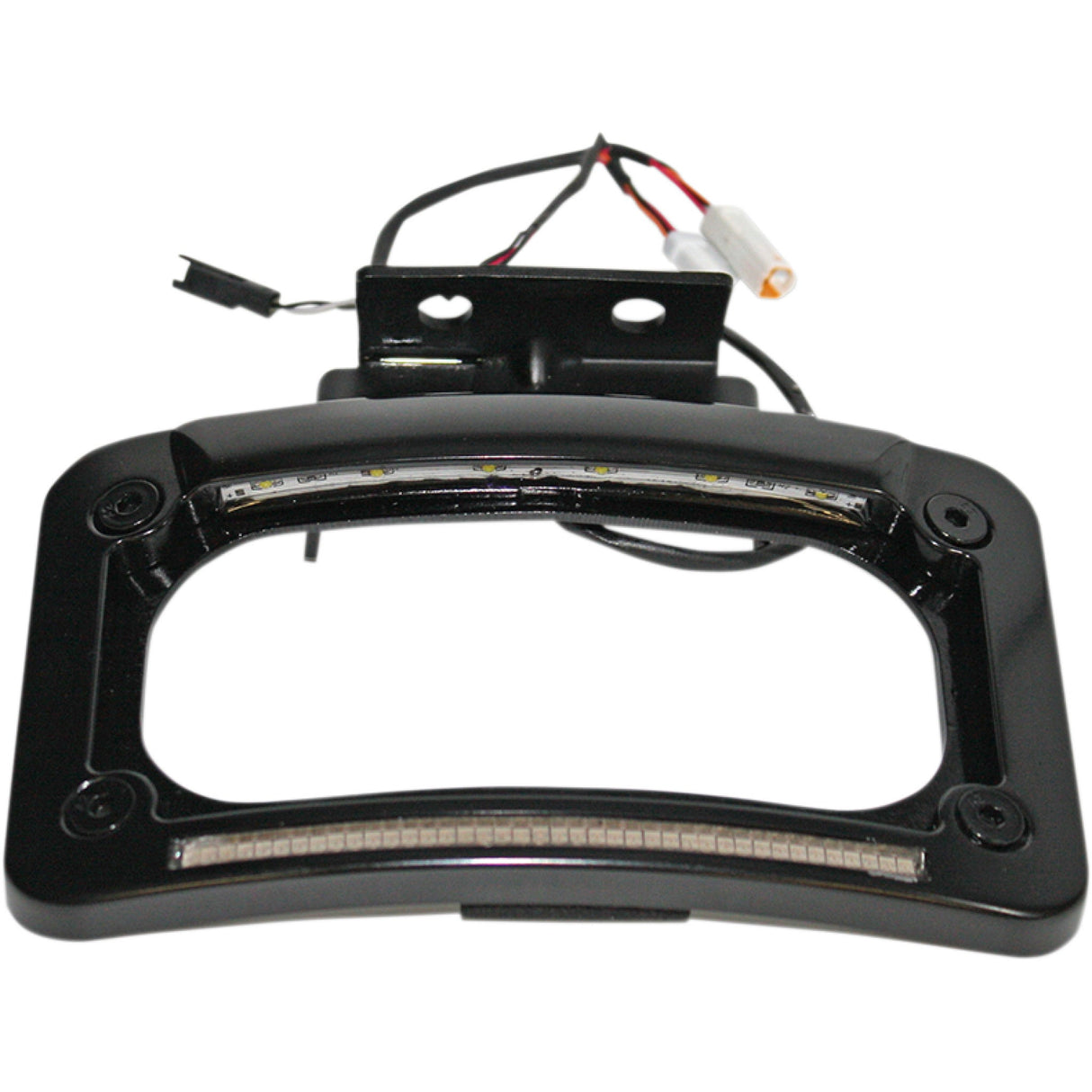 Custom Dynamics LED License Plate Frame Indian Black - CD-LP-IND-B For Indian 2015-2026