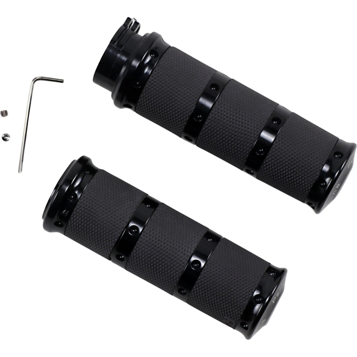 PERFORMANCE MACHINE (PM) 0630-0797 0063-2010-B Contour XL Renthal Wrapped Grips - Cable - Black