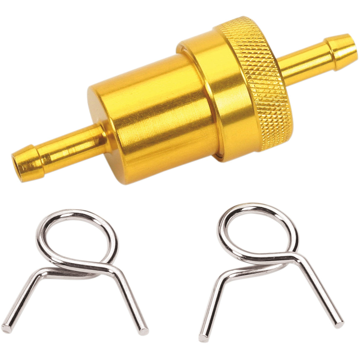 EMGO 14-34474 14-34474 Anodized Aluminum Fuel Filter gold - 1/4"