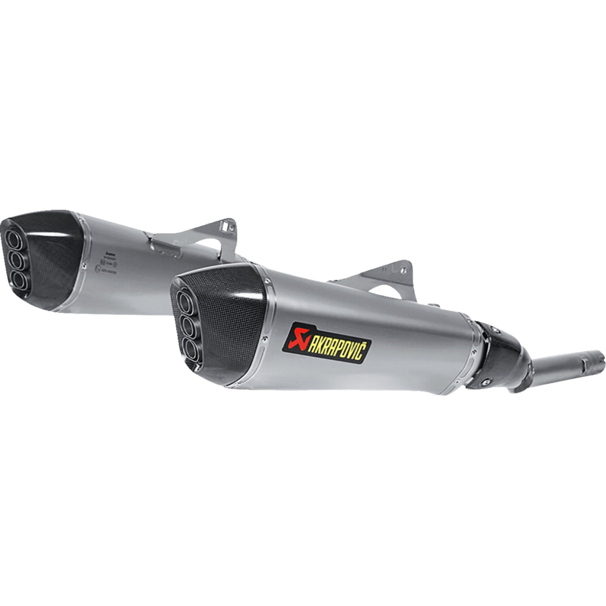 AKRAPOVIC 1811-4301 S-B16SO4-HZAAT Slip-On Line Mufflers Slip-On Line Muffler - Titanium