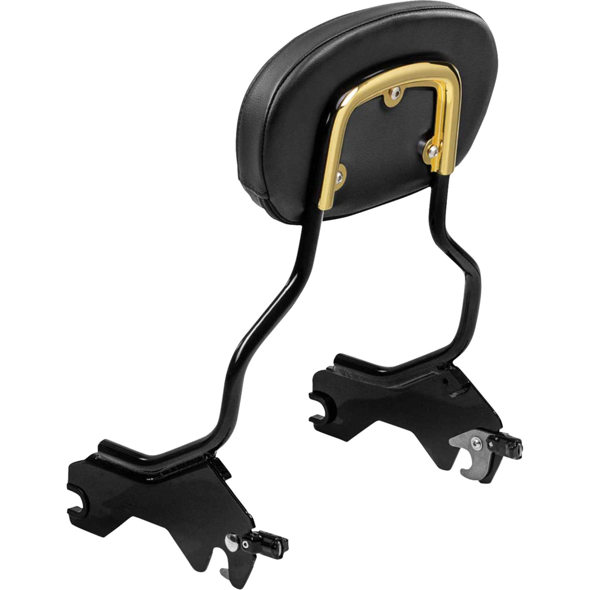 Saddlemen 3-Point Sissy Bar Pad Bracket Gold - 15725GO For Harley Motorcycles 2008-2026