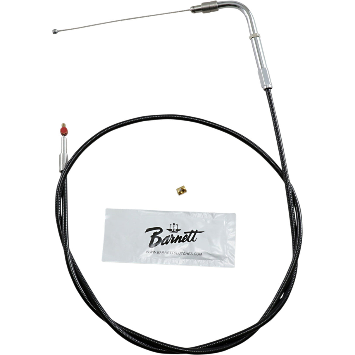 Barnett Black Vinyl Throttle Idle Cable 39" Length - 101-30-30016 For Harley Touring 2002-2006