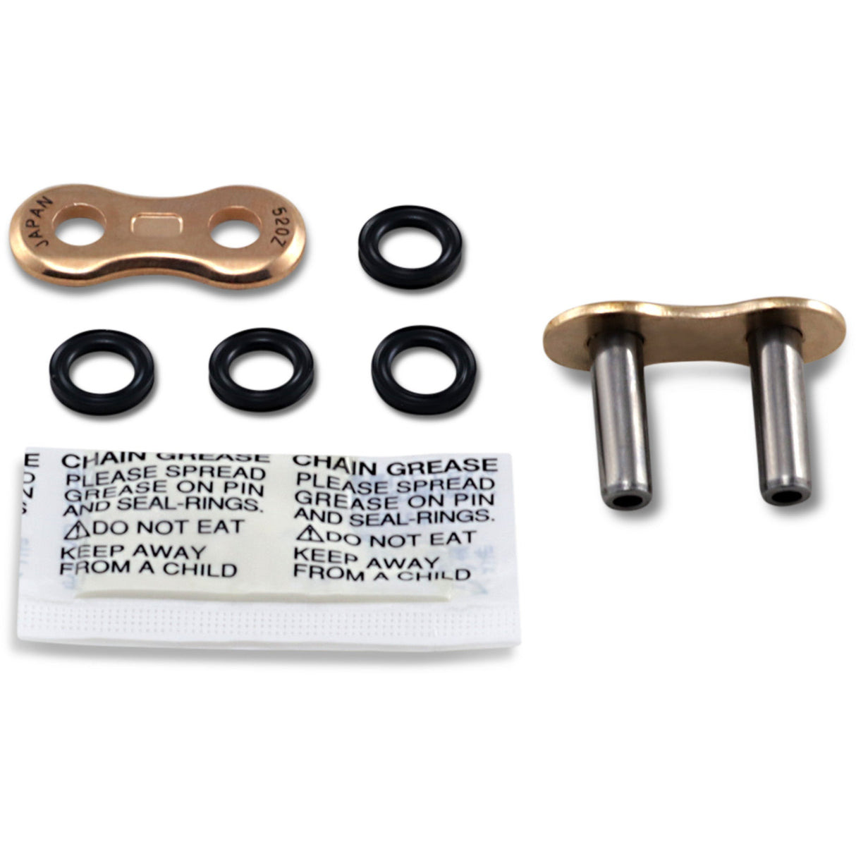 THREED 1225-0261 520Z/3D-MLJ/G 520 Z Rivet Connecting Link 520 Z - Connecting Link - Gold - Rivet