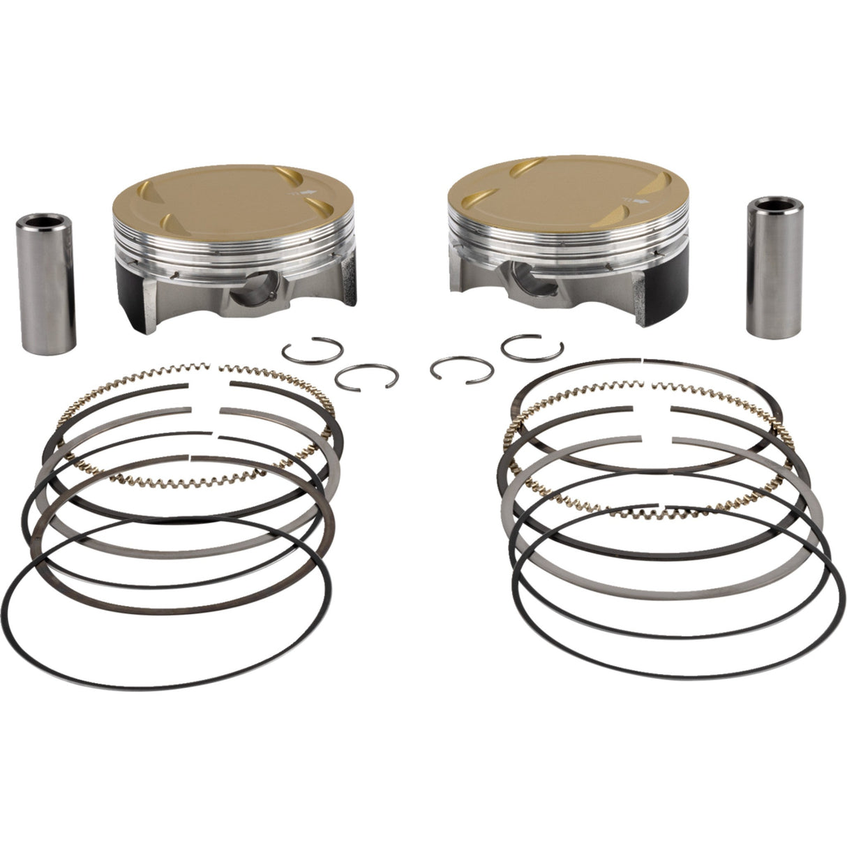 JE Pistons Ultra Series Piston Kit 4.250" 11.25:1 CR 114"/117" M8 - 391731 For Harley Motorcycles 2018-2026