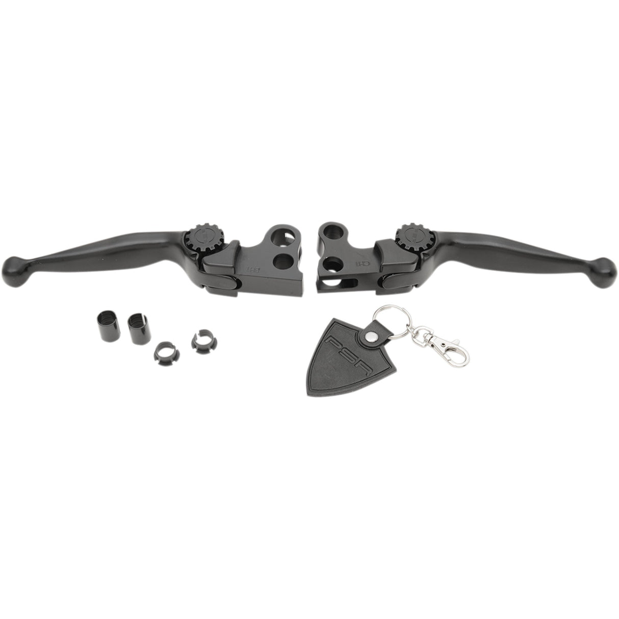 PSR 0610-1723 12-00604-22 Journey Adjustable Lever Set for Harley Models Lever Set - Journey - Harley Davidson - Black