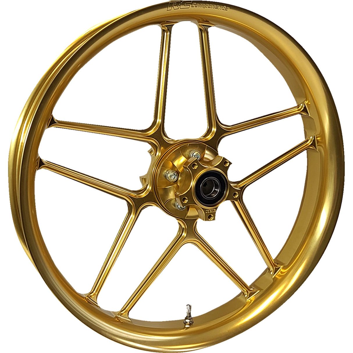 RC Components Laguna Wheel Laguna Front Dual Disc With ABS Gold 19x3 - 930-140G-FA For Harley Touring 2009-2023