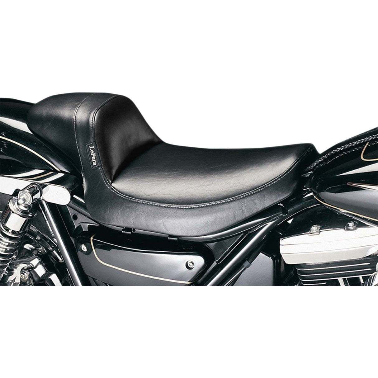 LePera Daytona Sport Solo Seat Black - L-828 For Harley 1982-1994