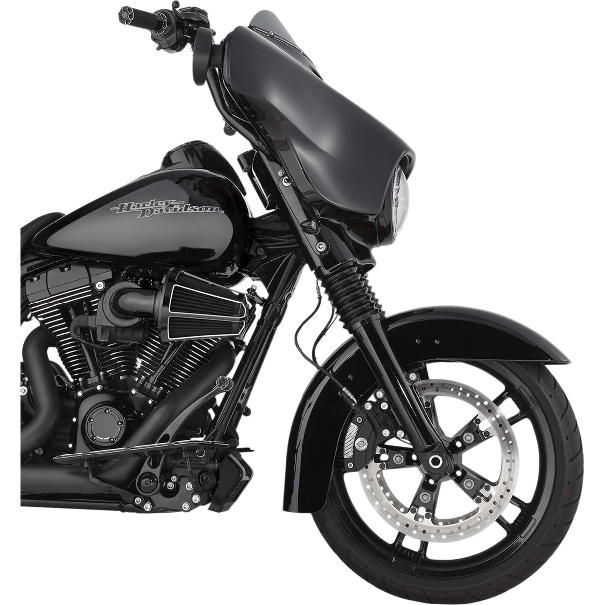 Arlen Ness Monster Sucker® Air Cleaner Kit — Beveled Black - 81-036 For Harley Motorcycles 2017-2025