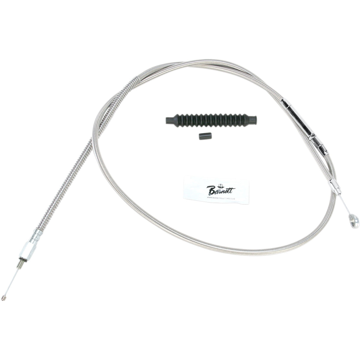 Barnett High-Efficiency Stainless Steel Clutch Cable For Harley-Davidson +8" '07 Touring - 102-30-10035-8 For Harley Touring 2007