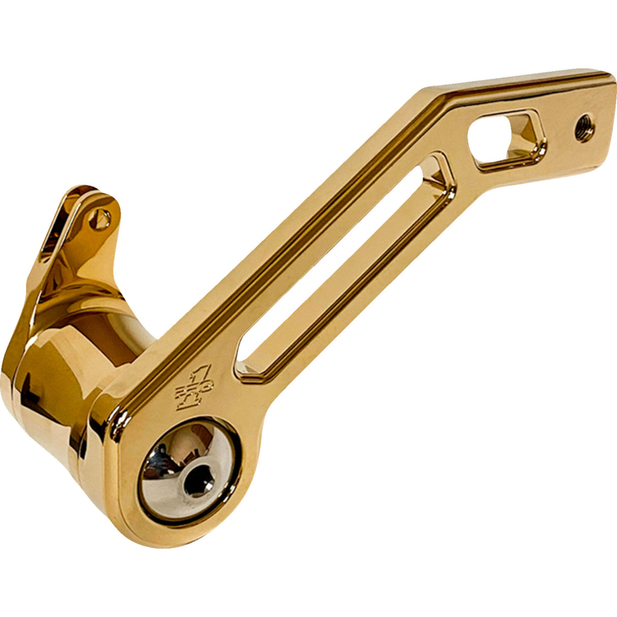 PRO-ONE Perf.mfg. T-Rex Shorty Brake Arm Gold - 500773TIN For Harley Touring 2014-2022