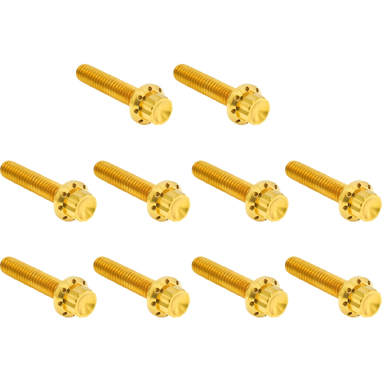 ARLEN NESS 2401-1766 300-988 Bolt Kit - Cam Cover/Point Cover - Titanium - 12-Point - Gold