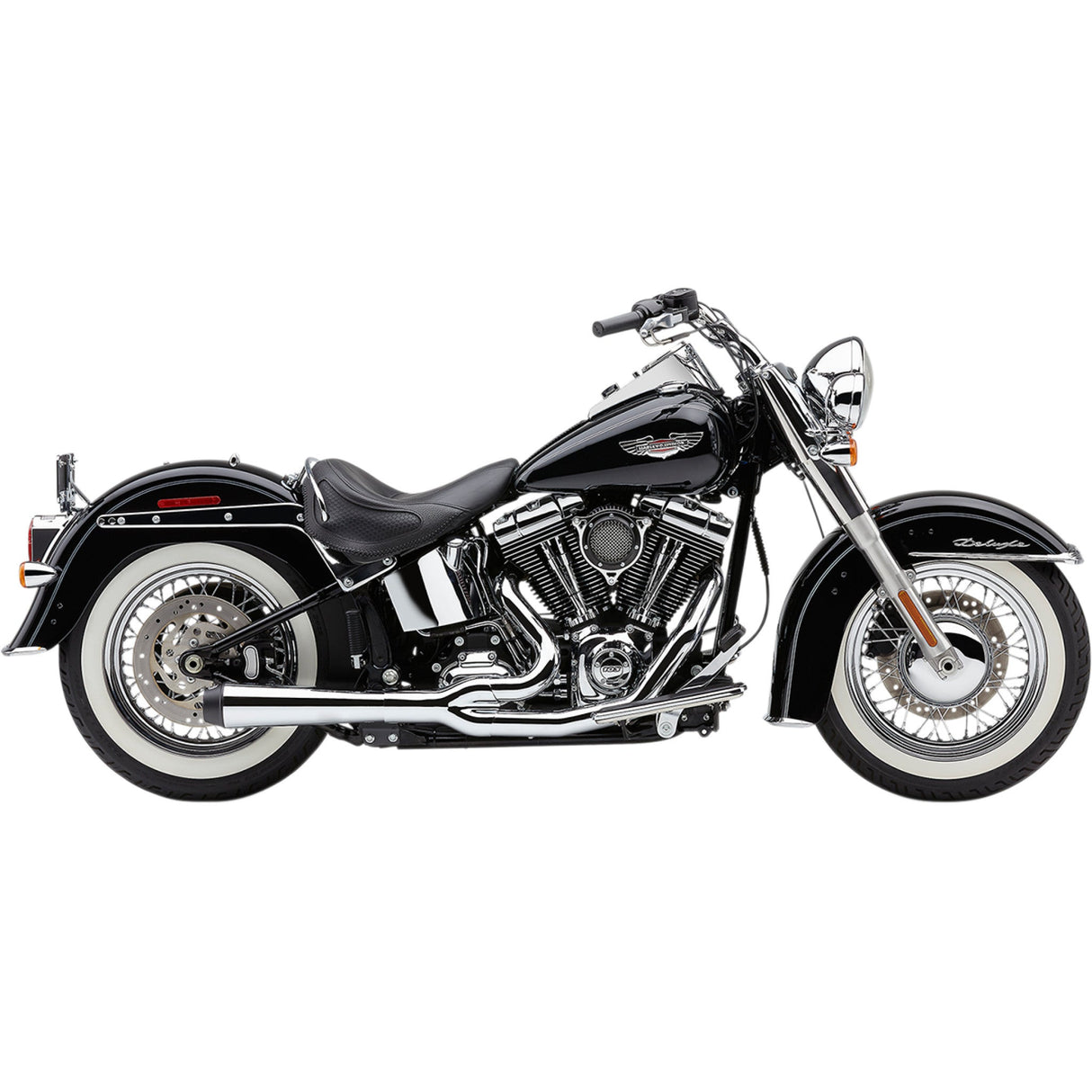 Cobra El Diablo 2-Into-1 Exhaust System - 6483 For Harley Softail 2012-2017
