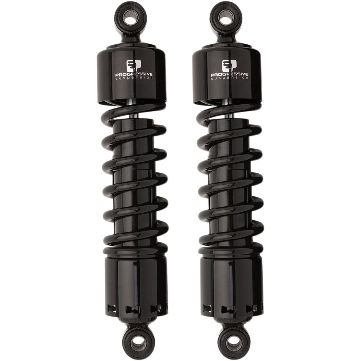 Progressive Suspension 412 Series Without Covers Shock Absorber - 412-4044B For Harley 1991-2017