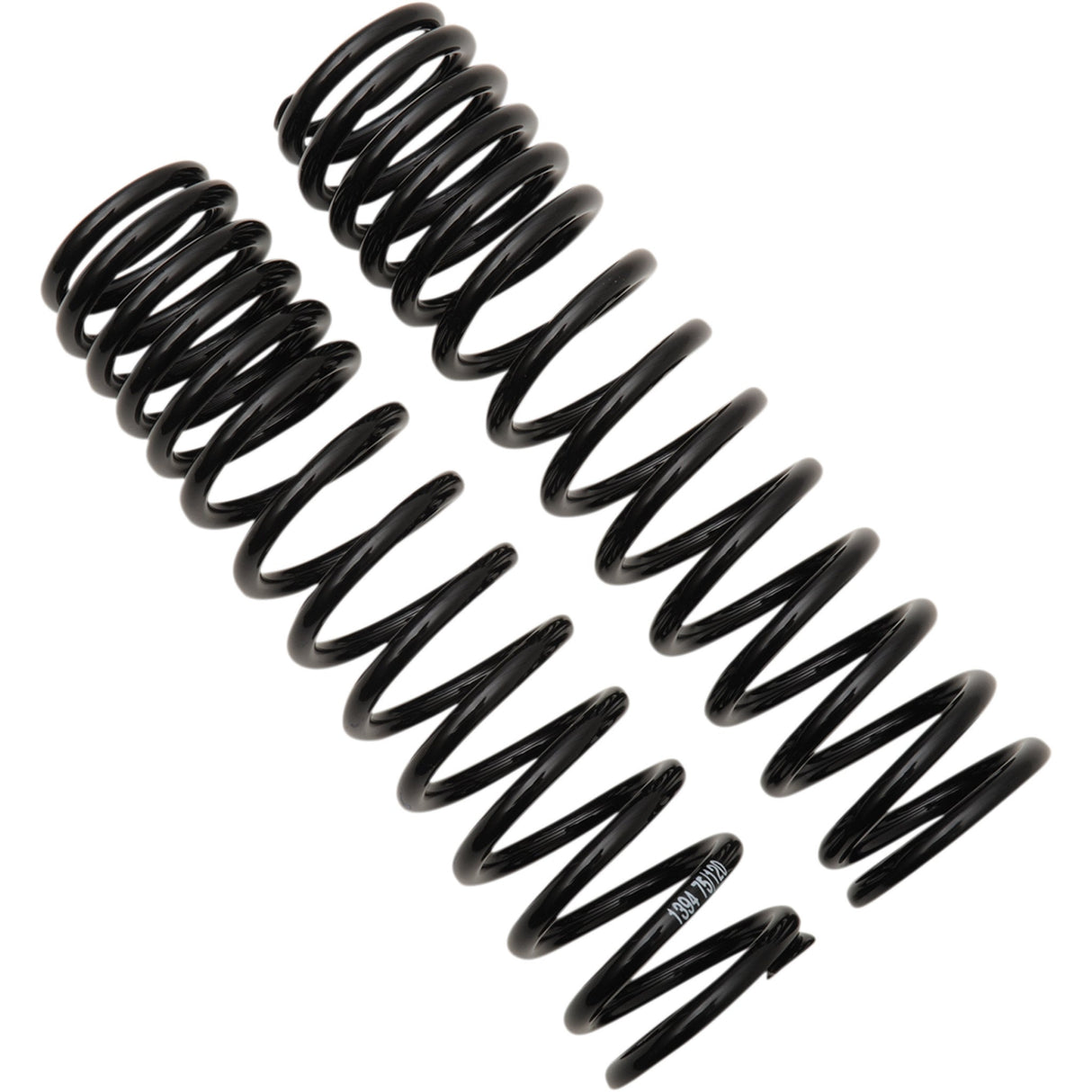 Progressive Suspension Shock Springs For 12-Series & 412-Series 70-120 Lb In Black - 03-1394B Kawasaki Motorcycles 1972-1983