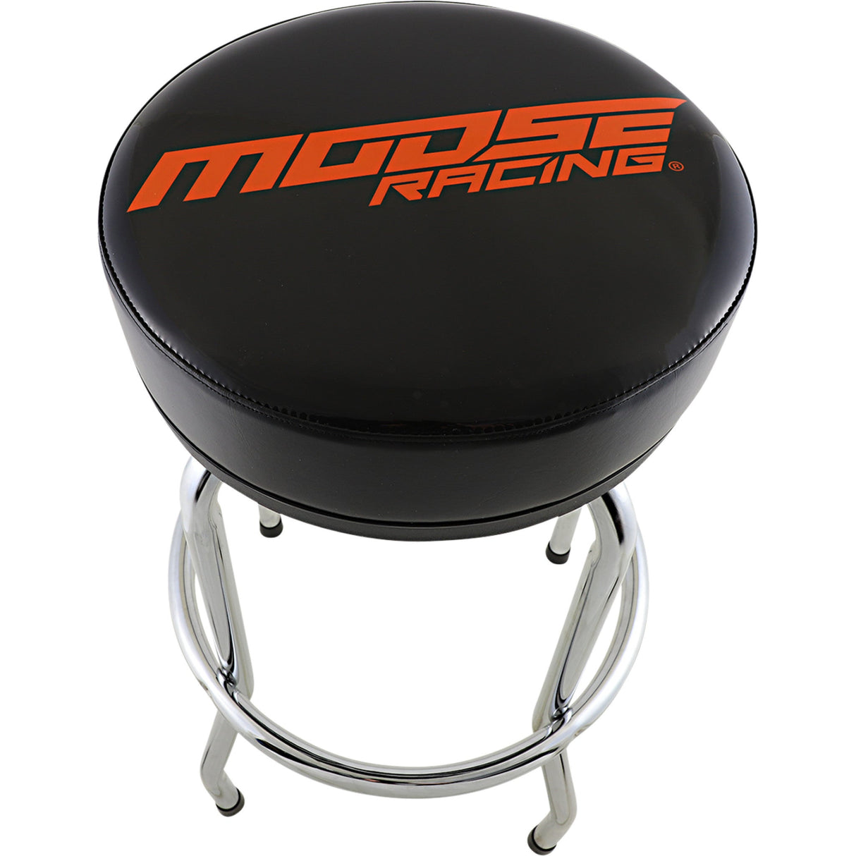 MOOSE OFFROAD 9905-0153 X80-6020MR Bar Stool Branded Barstool - Black/Orange Logo